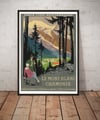 Le Mont-Blanc - Chamonix | Roger Broders | 1924 | Wall Art Print | Vintage Travel Poster