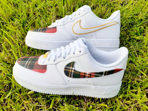 Red Plaid Air Force 1