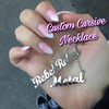 CUSTOM CURSIVE NAMEPLATE 