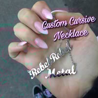 Image 1 of CUSTOM CURSIVE NAMEPLATE