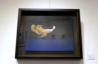 Image 2 of Gold Dragon- Arowana Mermaid Original Painting