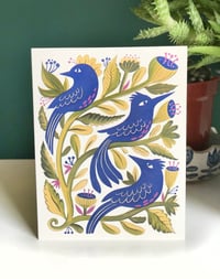 Blue birds Card