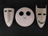 Lock, Shock and Barrel Oogie Boogie MINI Kids Masks, Nightmare Before Christmas, DIY resin kit