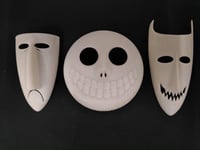 Image 4 of Lock, Shock and Barrel Oogie Boogie MINI Kids Masks, Nightmare Before Christmas, DIY resin kit