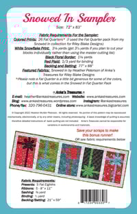 Image 5 of Snowed In Sampler Paper Pattern