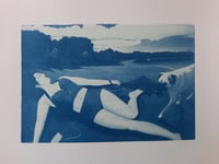 Image 2 of Kite Dreamer Cyanotype