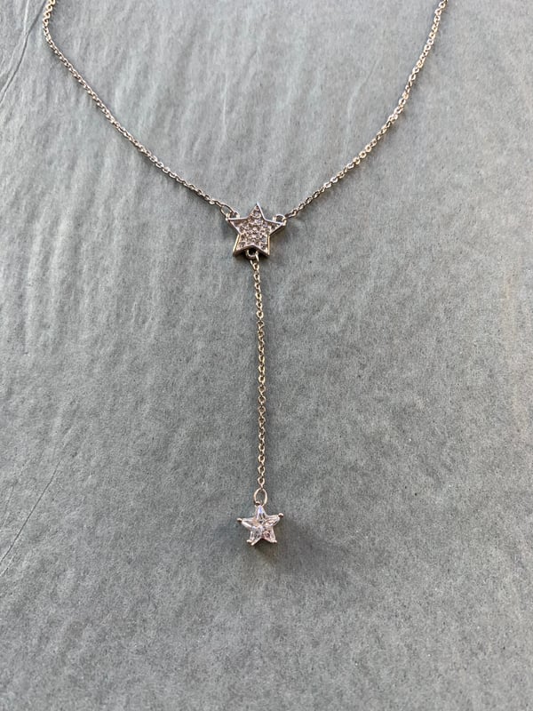 Image of Twin star necklace 