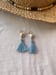 Image of Blue Tassle Earrings