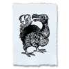 The Mauritian Dodo - A5 Linocut Print