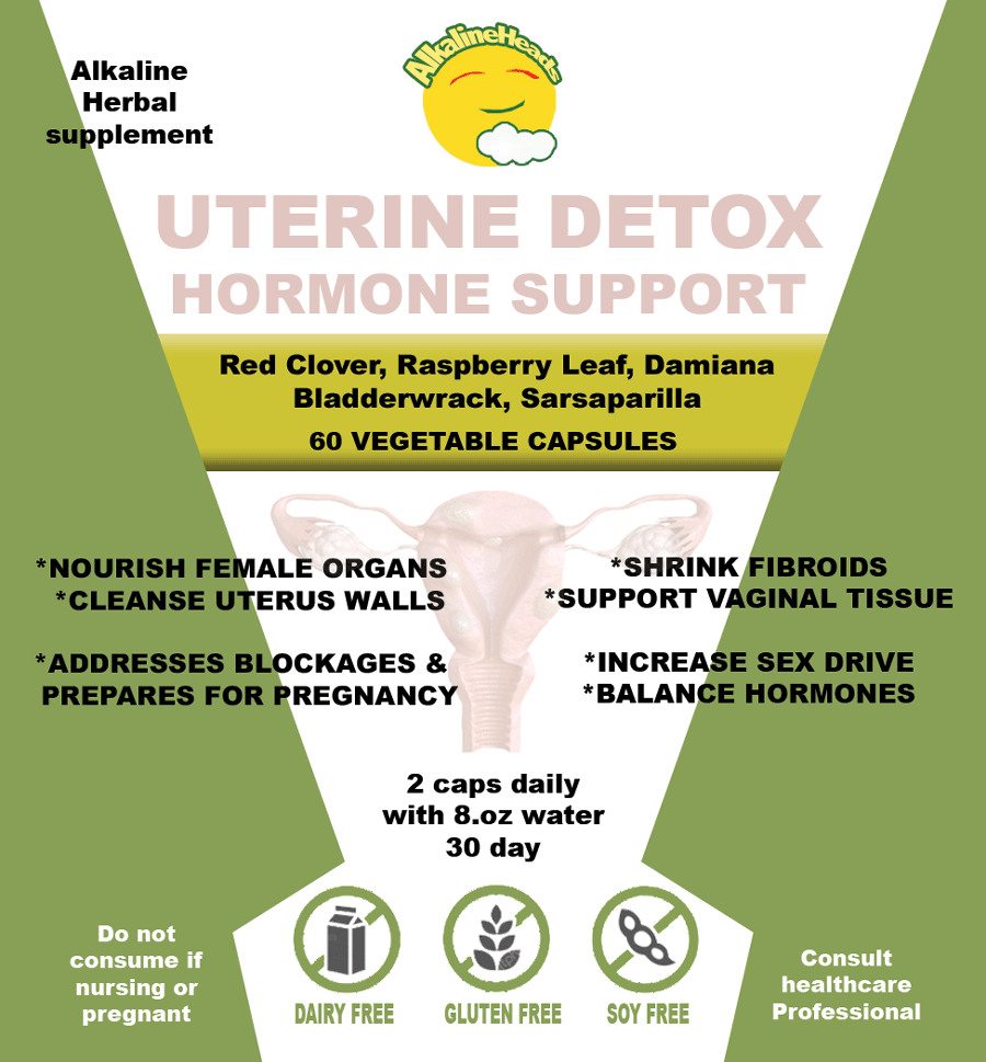 Image of UTERINE SUPPORT - (hormone balance) 30 Day (60 Capsules)