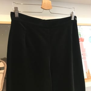 Pantalone in velluto nero