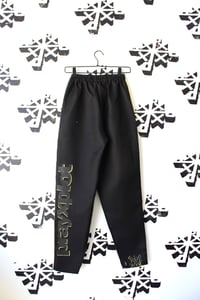 Image of 1 leg up pants in black 