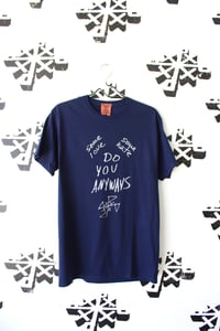 Image of some love some hate tee in navy 