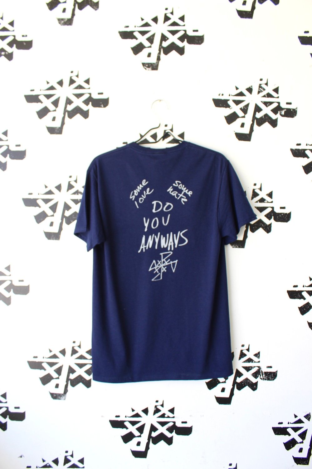 some love some hate tee in navy 
