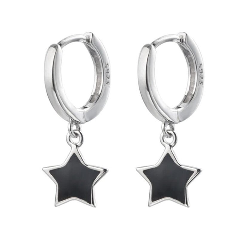 Blackstar Dangle Earrings