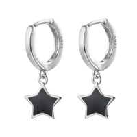 Image 1 of Blackstar Dangle Earrings