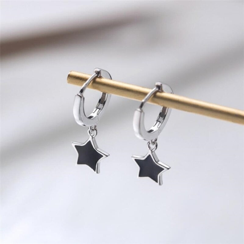 Blackstar Dangle Earrings