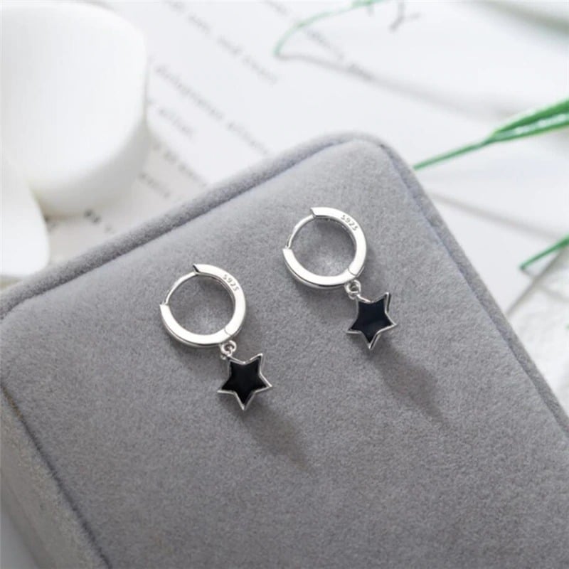 Blackstar Dangle Earrings