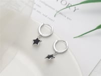 Image 5 of Blackstar Dangle Earrings