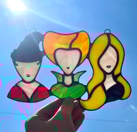 Image 3 of Stained Glass Hocus Pocus Witches
