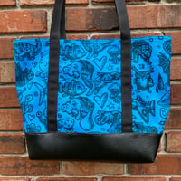 Image 2 of Doodle Block Deluxe Tote Bag