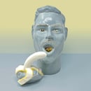 Image 1 of Banana Boy Cookie Jar & Candy Dish Set with 22Kt Gold
