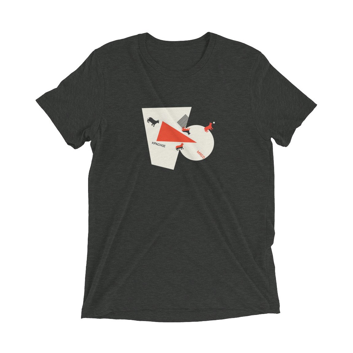 red wedge t shirt