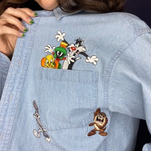Looney Tunes Button Up