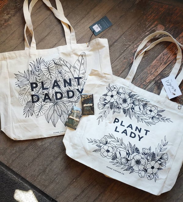 Image of Plant Lady/ Plant Daddy Cotton Tote Bag