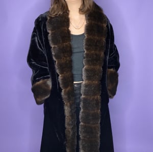 Beautiful brown fur coat