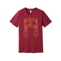 Smoking Ladies T-Shirt (Cardinal) [Unisex]