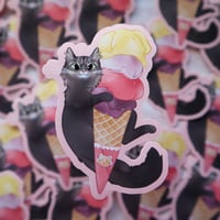 Image 1 of ☆ LAST CHANCE ☆ Gato Gelato Sticker