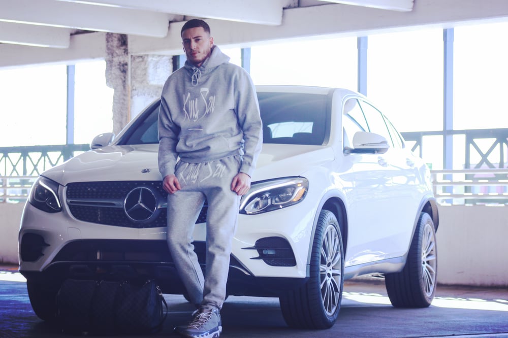 Image of GREY KING SZN HOODIE