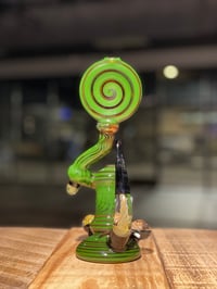 Image 2 of Filla John Glass Bubbler Rig W/ Matching Cap