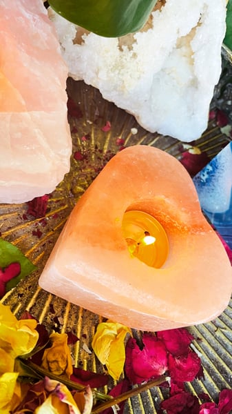 Image of Himalayan heart candle holder 