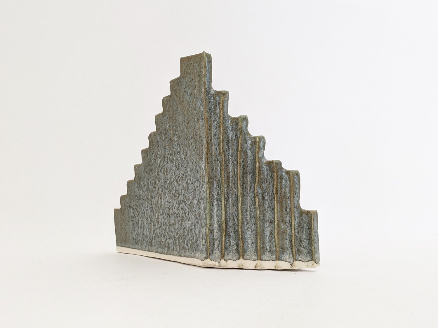 Image of steps sculpture in eucalyptus 