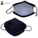 50-Pack 3 Ply Black Disposable Non Woven Face Mask