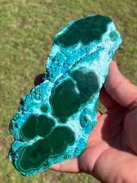 Image 7 of Malachite & Chrysocolla Polished Slab | Congo #2999