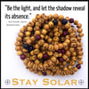 ‘Stay Solar’ Rune Meditation Mala