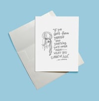 ‘Amy Winehouse Quote’ Card