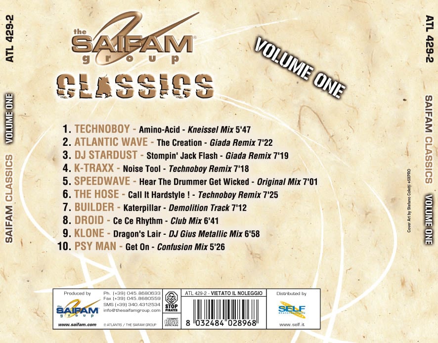 ATL429-2 // SAIFAM CLASSICS VOLUME ONE (CD COMPILATION)