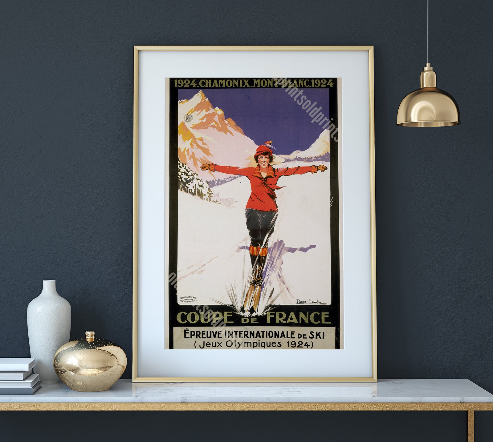 Coupe de France | Roger Soubie | 1923 | Wall Art Print | Vintage