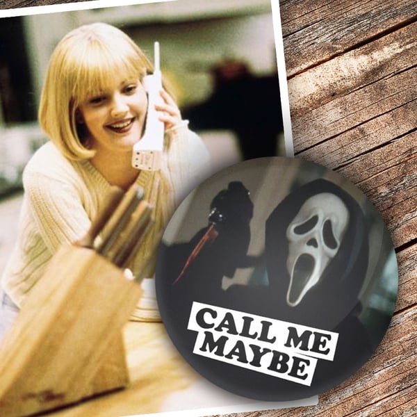 Image of badge scream - call me maybe