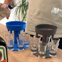 6 Shot Glass Dispenser Holder