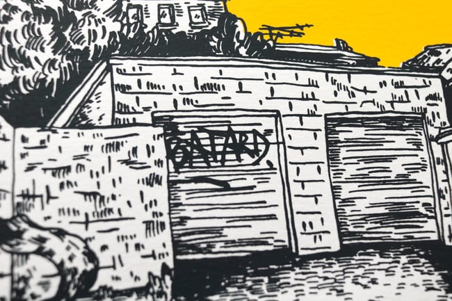 "Bâtard" Sérigraphie