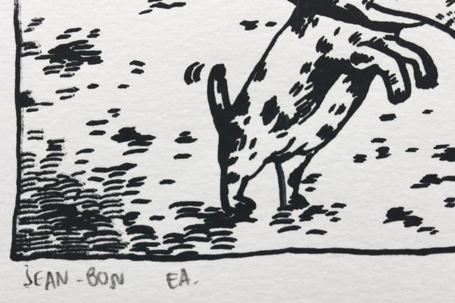 "Bâtard" Sérigraphie