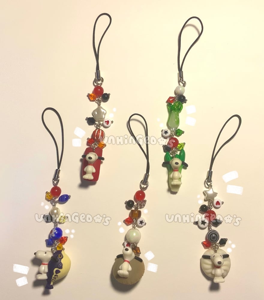 Image of snoopy clutter charms !! ｡𖦹°‧★ 