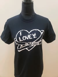 Black logo tee