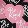Be kind heart shaped patch