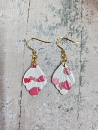 Image 3 of Terrazzo Leaf Earrings